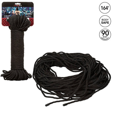 Corda BDSM Scandal® Nera 50 m, Lusso e Creatività in Bondage